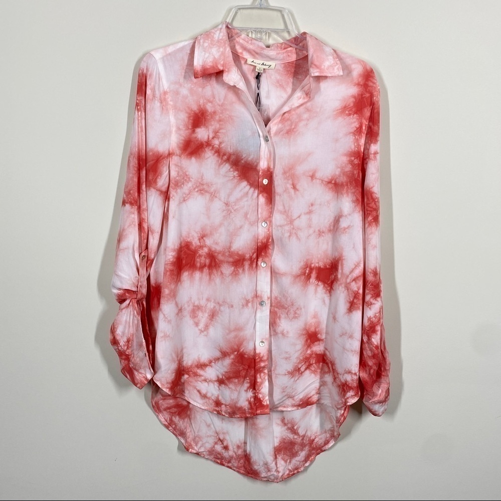 Jane & Delancey Tye Dye Shirt Long Sleeves Size S Brand New